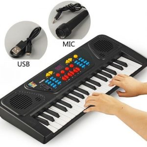 Kids piano with microphone
