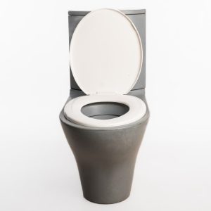 an image of a plastic toilet bowl
